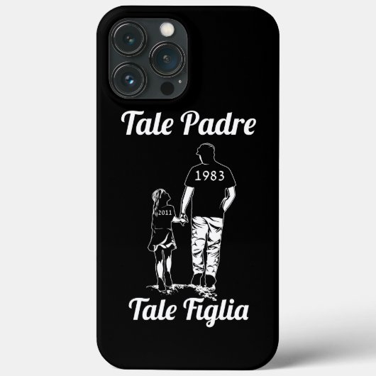 Persoonlijke vader- en dochternaamdag Case-Mate iPhone case (Achterkant)