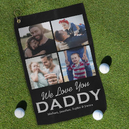 Persoonlijke vader Foto Golf Towel Golfhanddoek
