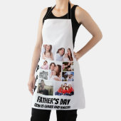 Persoonlijke Vaderdag 9 Foto-collage Schort (Insitu)