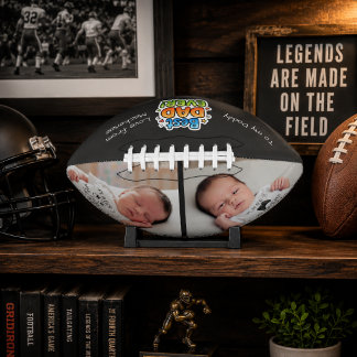 Persoonlijke Vaderdag foto Beste papa ooit American Football