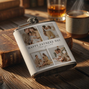 Persoonlijke Vaderdag foto-fles Op maat voor pap Heupfles