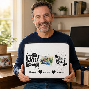 Persoonlijke Vaderdag Laptop Hoes