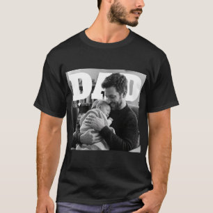 Persoonlijke Vaderdag PhotoPop foto T-shirt
