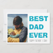 Persoonlijke Vaderdagkaart met foto Feestdagenkaart (Voorkant)