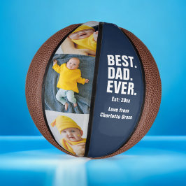 Persoonlijke vaders Dag Foto Gift Best Dad ever Basketbal