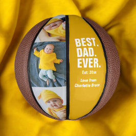 Persoonlijke vaders Dag Foto Gift Best Dad ever Basketbal