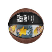 Persoonlijke vaders Dag Foto Gift Best Dad ever Basketbal (Voorkant)