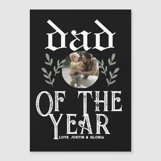 Persoonlijke vaders Dag, vader van het jaar cadeau (Voorkant)