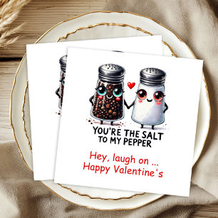 Persoonlijke Valentijn Dag Servetten Eet Humor Kun