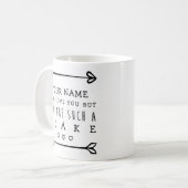 Persoonlijke Valentijns Funny Mug - Flake Koffiemok (Voorkant links)