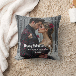 Persoonlijke Valentijnsdag Foto & Naam  Kussen