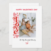 Persoonlijke Valentijnsdag Kaart (Voorkant / Achterkant)