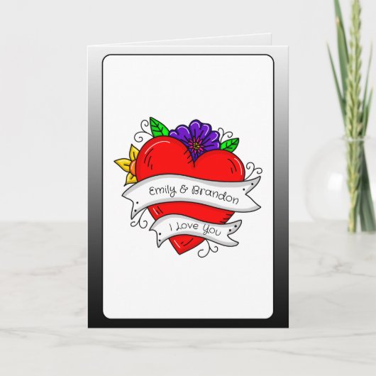 Persoonlijke Valentijnsdag    Kaart (Voorkant)