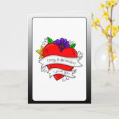 Persoonlijke Valentijnsdag    Kaart (Gele Bloem)