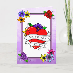 Persoonlijke Valentijnsdag Kaart