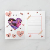 Persoonlijke Valentijnsdag Popcorn Liefde Kaart (Binnen)