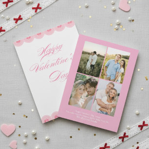 Persoonlijke Valentijnsdagkaart met foto   Rom Feestdagenkaart