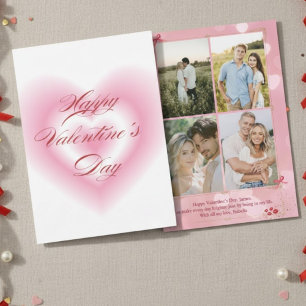 Persoonlijke Valentijnsdagkaart met foto   Rom Feestdagenkaart