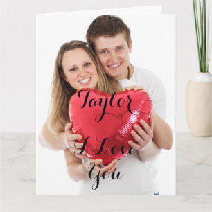 Persoonlijke Valentijnskaart met foto Kaart