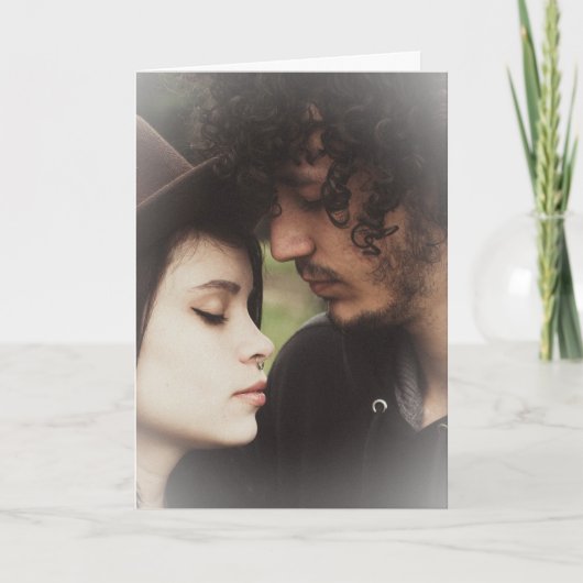 Persoonlijke Valentijnskaart met foto voor een ste Kaart (Voorkant)