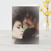 Persoonlijke Valentijnskaart met foto voor een ste Kaart (Gele Bloem)