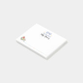 Persoonlijke 'Van het bureau van de leraar' plakbr Post-it® Notes (Schuin)