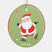 Persoonlijke veldsleutel keramisch ornament (Links)