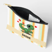 Persoonlijke Velociraptor Dinosaur Potloodetui Etui (Open)