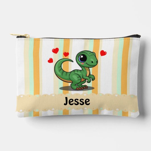 Persoonlijke Velociraptor Dinosaur Potloodetui Etui (Voorkant)