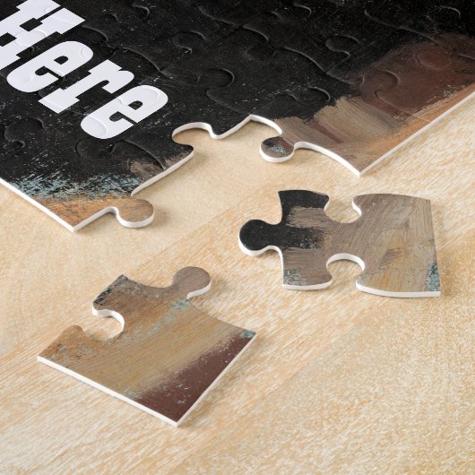 Persoonlijke verf voor moeder en kind Dank u Legpuzzel (Zijkant)