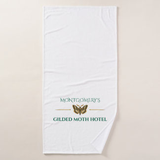 Persoonlijke Vergulde Motel Hotel Art Deco Badhanddoek