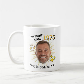 Persoonlijke verjaardag met aangepaste foto, naam koffiemok