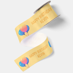 Persoonlijke Verjaardagsballonnen Gelukkig Verjaar Lint