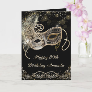 Persoonlijke verjaardagskaarten voor vrouwen kaart