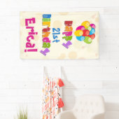 Persoonlijke verjaardagstanner spandoek (Insitu)