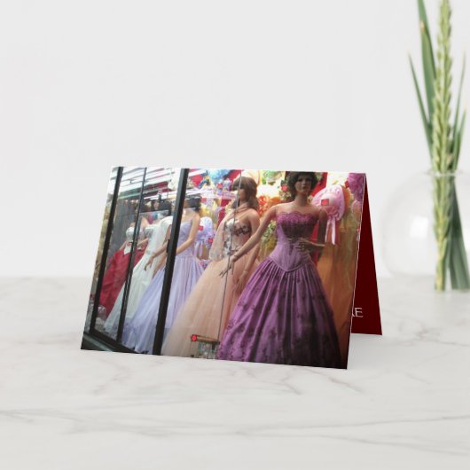 Persoonlijke verlovingkaart kaart (Voorkant)