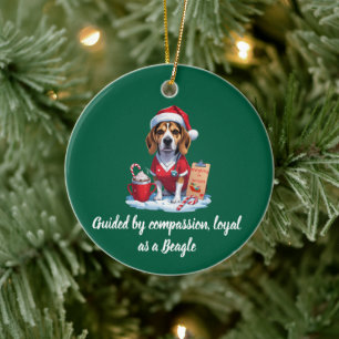 Persoonlijke Verpleegster Hondenliefhebber Beagle Keramisch Ornament