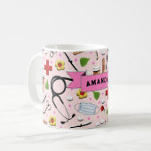 Persoonlijke verpleegster koffiemok (Voorkant links)