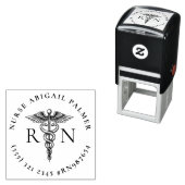 Persoonlijke verpleegster stempel met symbool van  (In situ)