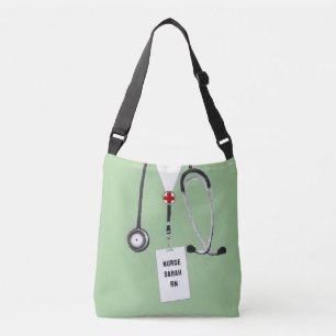 Persoonlijke verpleegstersschoudertas crossbody tas