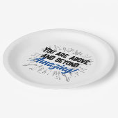 Persoonlijke viering papieren bordje (Gekanteld)