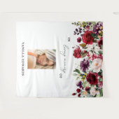 Persoonlijke viering van levensachtergrond wandkleed (Voorkant (horizontaal))