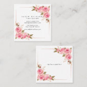 Persoonlijke vierkant Visitekaartjes (Voorkant / Achterkant)