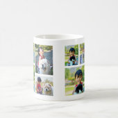 Persoonlijke vijf foto-insteekkoffie met 2 knoppen koffiemok (Center)