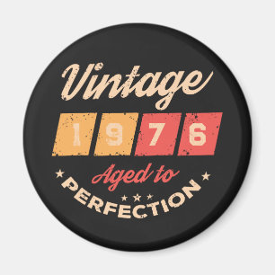 Persoonlijke vijftig vintage 50ste verjaardagsfees magneet