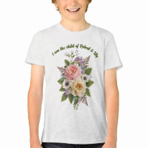 Persoonlijke vintage botanische bloem- "Kind van"