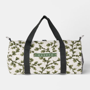 Persoonlijke Vintage Groene Tuin Botanische Rustie Plunjezak