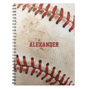 Persoonlijke Vintage Honkbal Notitieboek