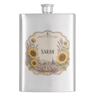 persoonlijke vintage provence lavendel en zonneblo flacon