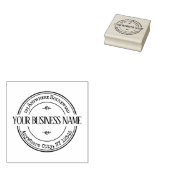 Persoonlijke vintage 	rubberstempel (Gestempeld)